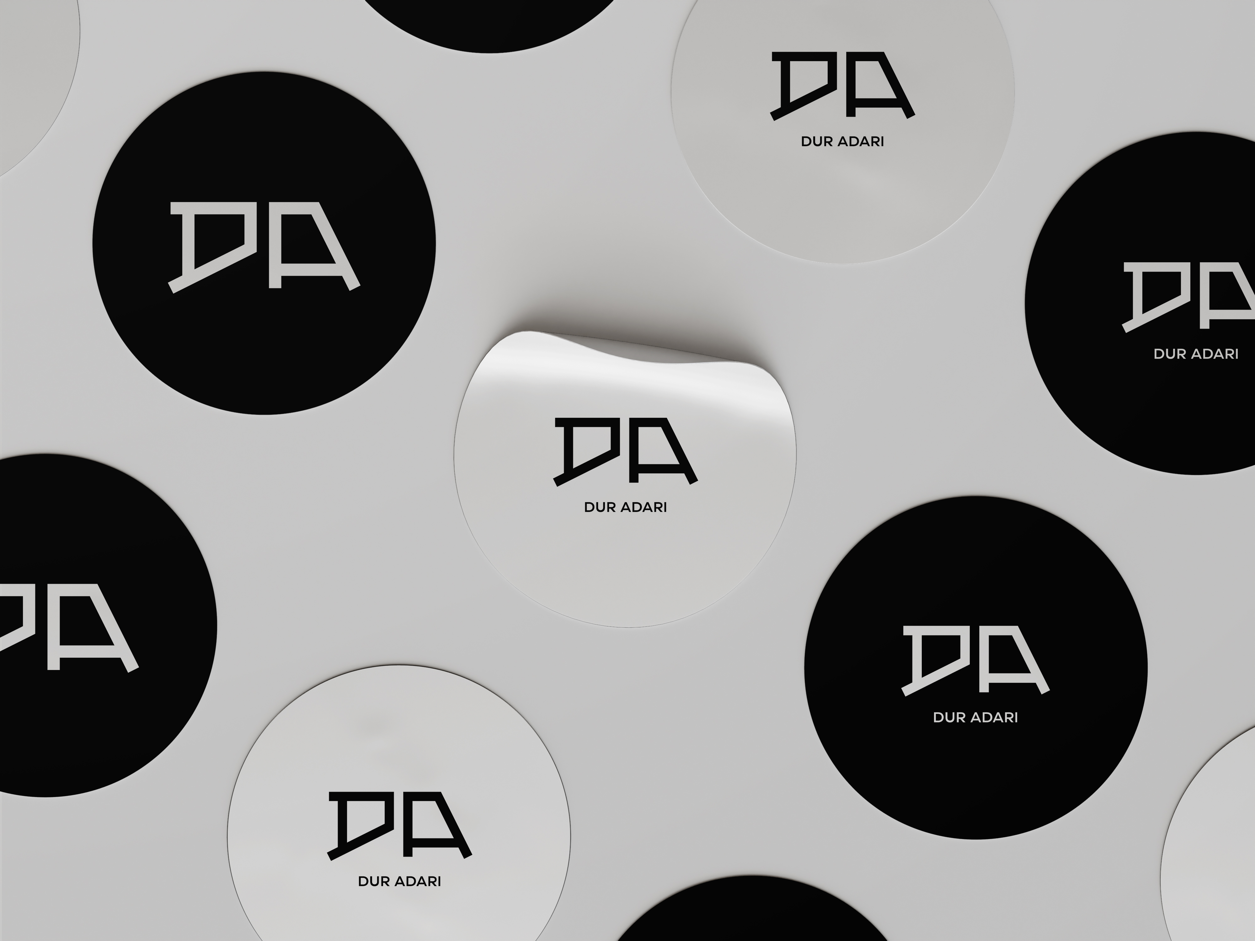 Dura Adari circular sticker collection